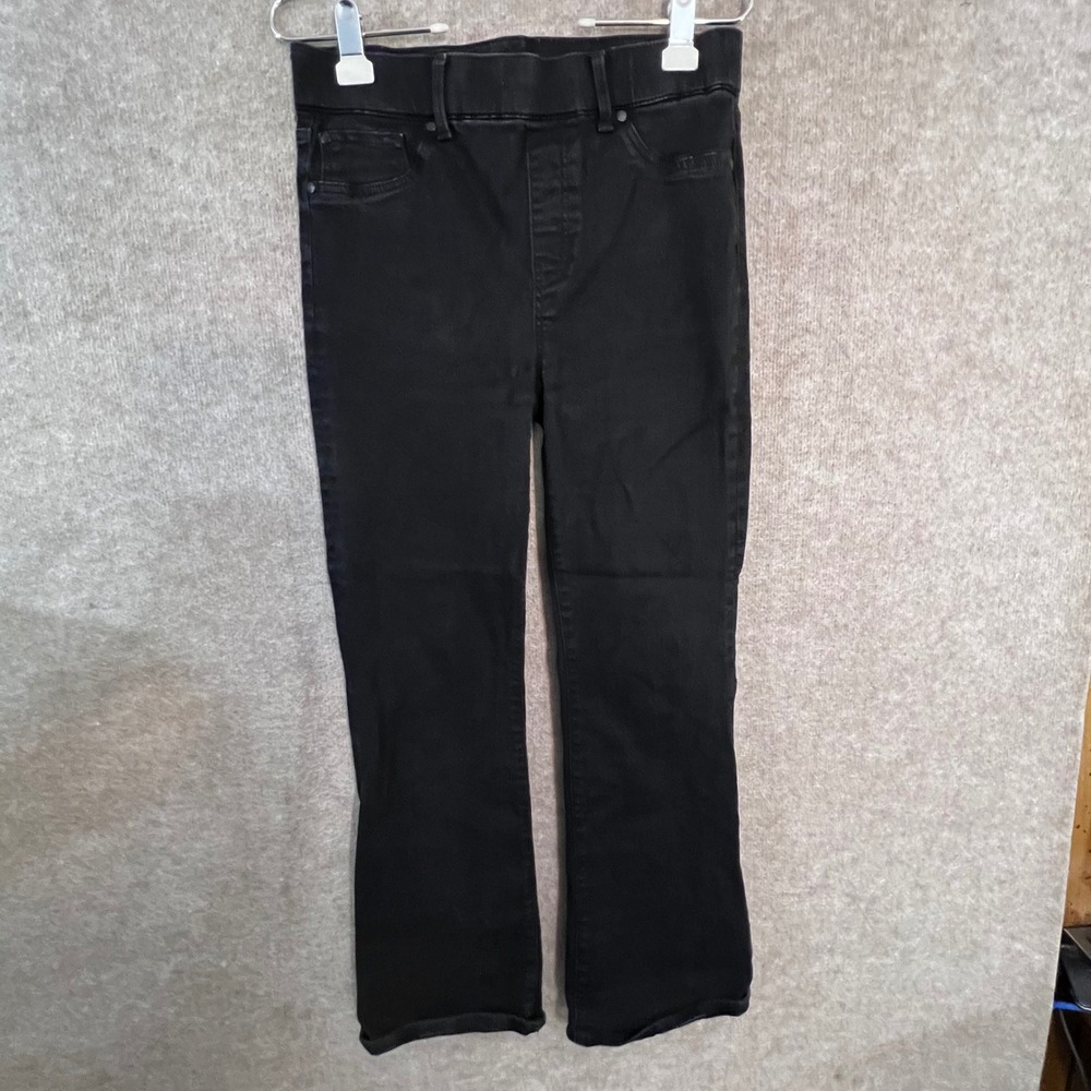 Quince Bootcut Jeans Womens Medium Black Pull On Stretch Denim Casual